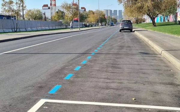 Синяя разметка появилась на улицах российских городов. Что она означает Синяя разметка появилась на улицах российских городов. Что она означает