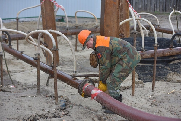«Гомельводоканал» ликвидирует последствия аварии в Монастырьке